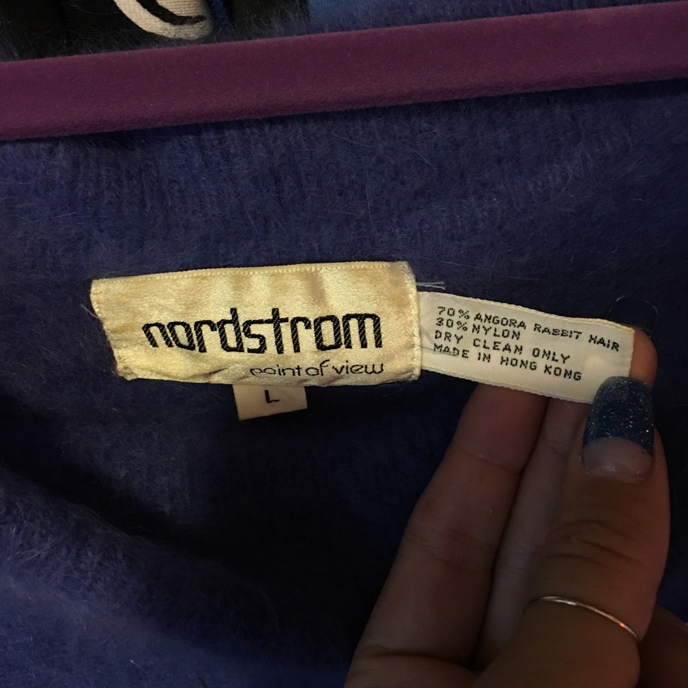 Vintage Nordstrom’s angora sweater